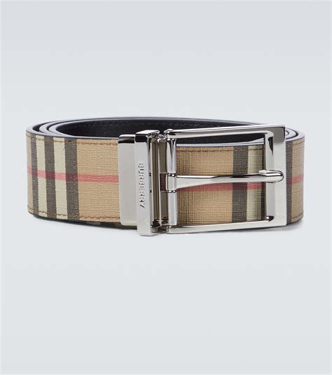 burberry mark leather belt|burberry reversible leather belt.